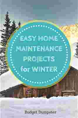 5 Easy Home Maintenance Projects for Winter