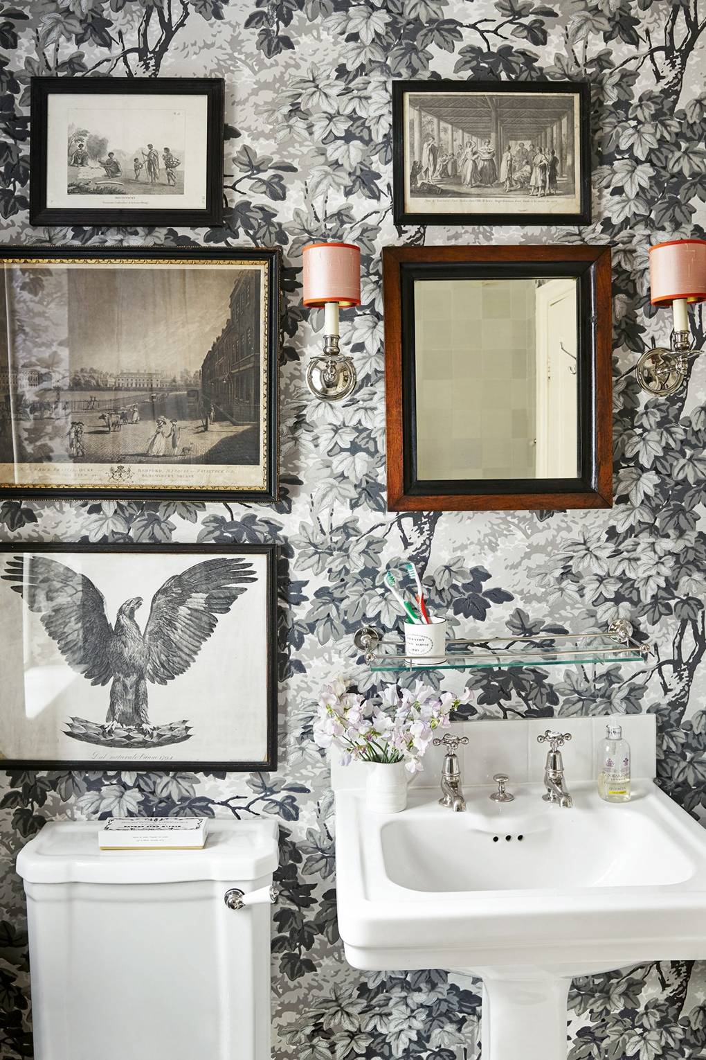 Bathroom wallpaper ideas