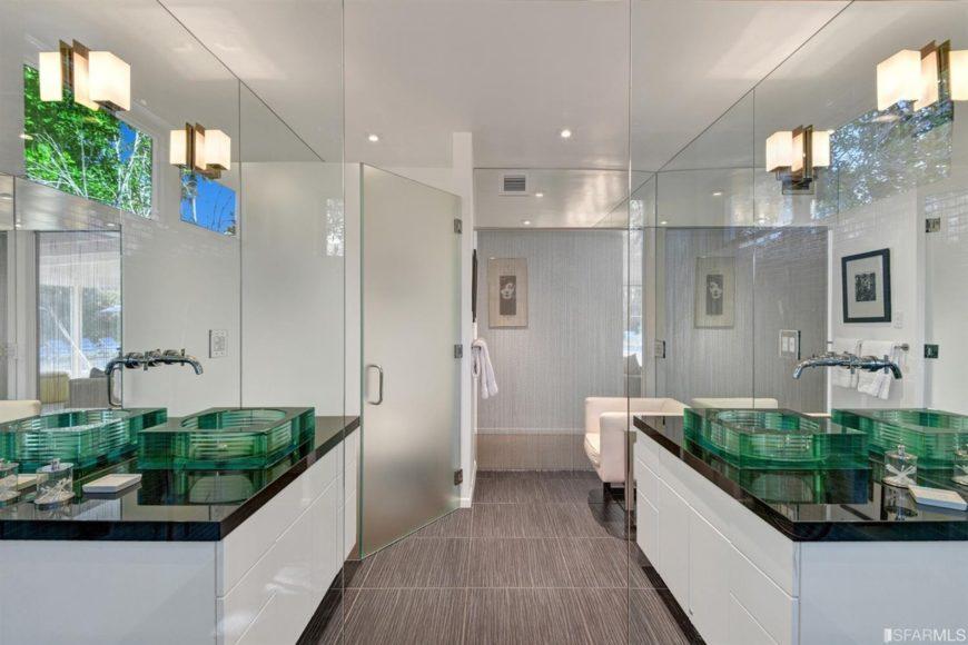 40 Mid-Century Modern Primary Bathroom Ideas (Photos)